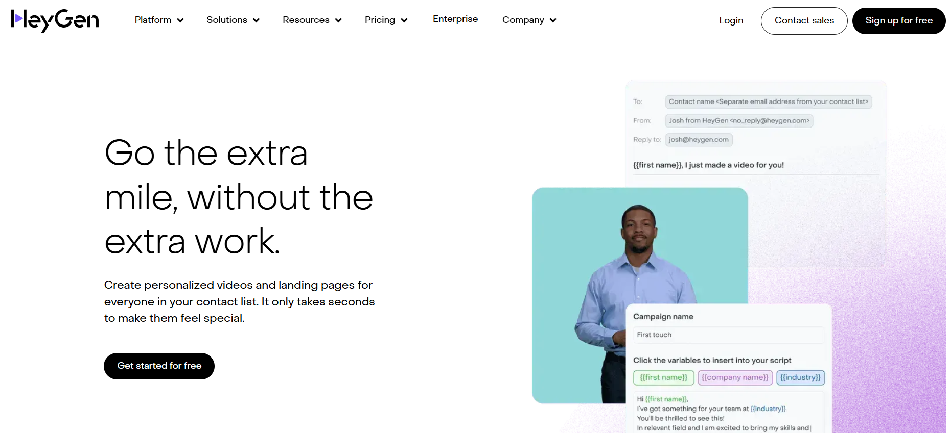 HeyGen personalized videos