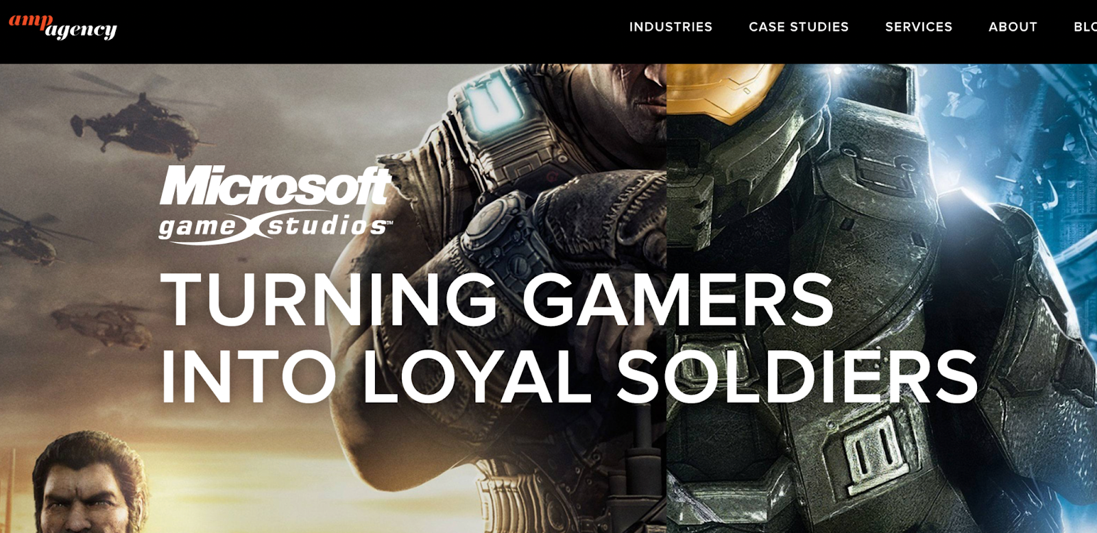 advertising agency case study - Halo Waypoint’s Gears of War Gaming