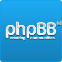 Logo of the phpBB project, which uses Symfony packages