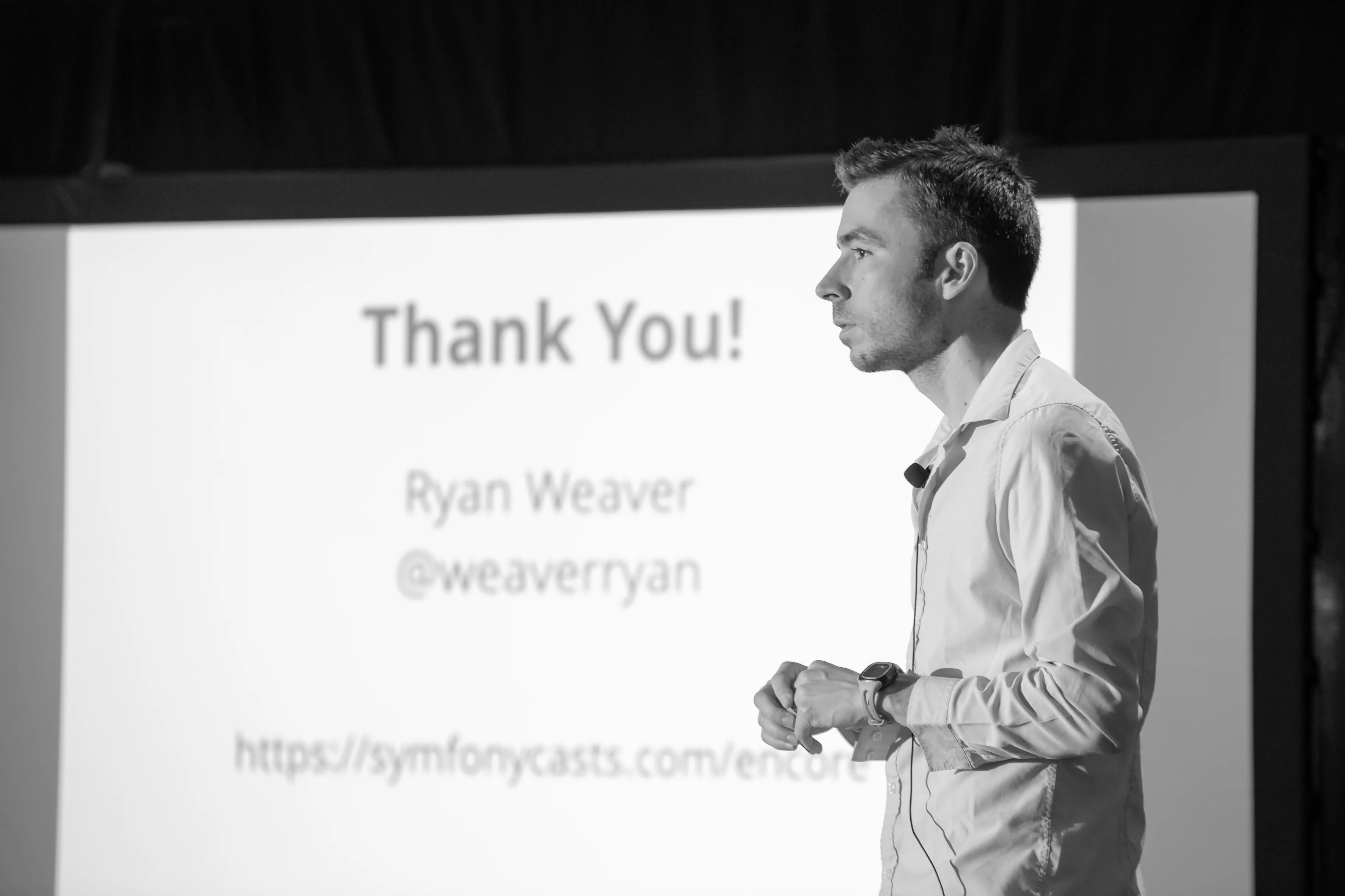 Ryan Weaver at SymfonyCon 2018
